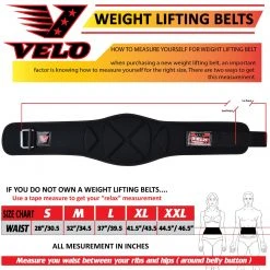 Velo Sport VELO™ POLYFOAM WEIGHTLIFTING BELT