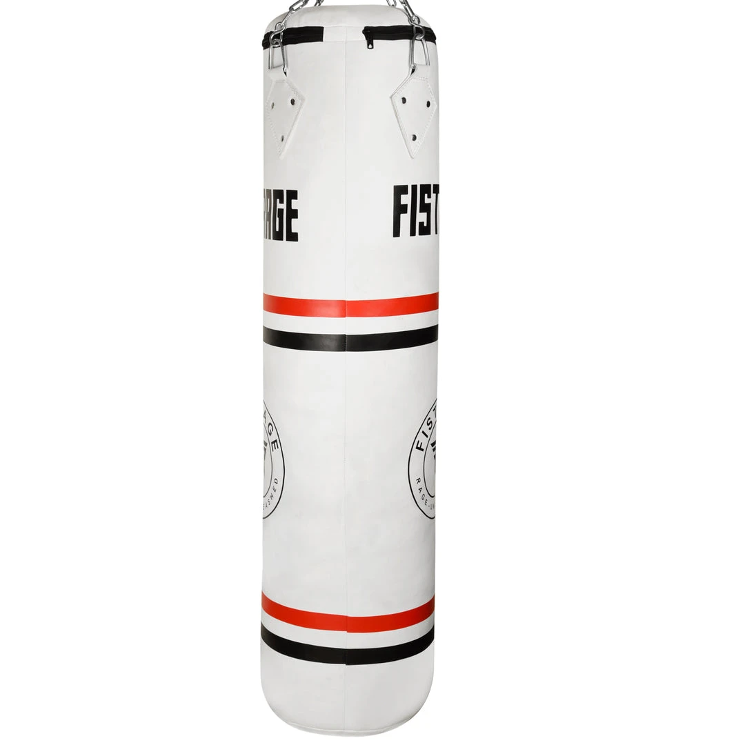 Fistrage USA FISTRAGE Heavy Punch Bag 5ft White Microfiber Leather (Filled & Unfilled) Boxing All 5 Fistrage USA FISTRAGE Heavy Punch Bag 5ft White Microfiber Leather (Filled & Unfilled) Boxing All