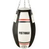 FISTRAGE Wrecking Punch Bag Microfiber Leather White (Filled & Unfilled) 2 FISTRAGE Wrecking Punch Bag Microfiber Leather White (Filled & Unfilled)