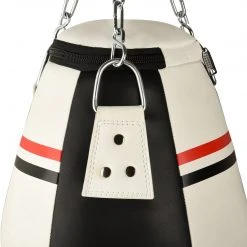 FISTRAGE Wrecking Punch Bag Microfiber Leather White (Filled & Unfilled)