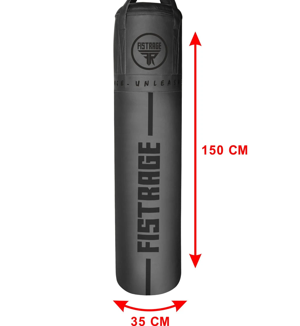 Boxing All FISTRAGE Heavy Punch Bag 5ft Black Matt Microfiber Leather (Filled & Unfilled) 9 Boxing All FISTRAGE Heavy Punch Bag 5ft Black Matt Microfiber Leather (Filled & Unfilled)