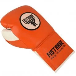 FISTRAGE Competition Professional Lace Up Boxing Gloves