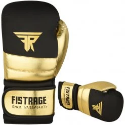 FISTRAGE Boxing Gloves BULGING DERMIS Metallic Leather MMA Training Muay Thai Sparring For Men & Women Boxing All