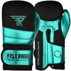 FISTRAGE Boxing Gloves BULGING DERMIS Metallic Leather MMA Training Muay Thai Sparring For Men & Women Boxing All