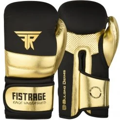 FISTRAGE Boxing Gloves BULGING DERMIS Metallic Leather MMA Training Muay Thai Sparring For Men & Women Boxing All