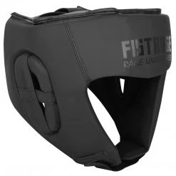 Boxing All FISTRAGE BOXING HEADGEAR OPEN FACE MATT BLACK