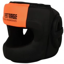 Boxing All FISTRAGE Microfiber Leather Head Guard Full Face With Nose Protection