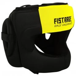 Boxing All FISTRAGE Microfiber Leather Head Guard Full Face With Nose Protection