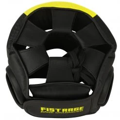 Boxing All FISTRAGE Microfiber Leather Head Guard Full Face With Nose Protection