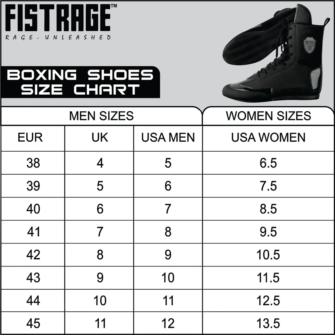 FISTRAGE BOXING SHOES HIGH TOP BLACK EDITION 9 FISTRAGE BOXING SHOES HIGH TOP BLACK EDITION