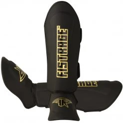 FISTRAGE SHIN GUARD MATT BLACK Boxing All