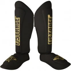 FISTRAGE SHIN GUARD MATT BLACK Boxing All