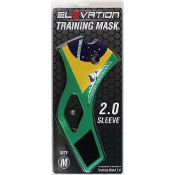 Elevation Training Mask Brazil Sleeve Green Large