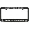 Gracie Jiu-Jitsu Accessories I Got Your Back License Plate Frame