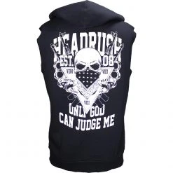 Headrush VVV Triangle Cut-Off Zip Hoodie