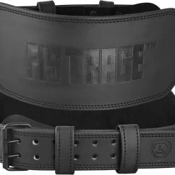 Belts FISTRAGE Power Weight Lifting Leather Belt Gym Back Support Strap Training Fitness Exercise