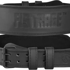 Belts FISTRAGE Power Weight Lifting Leather Belt Gym Back Support Strap Training Fitness Exercise